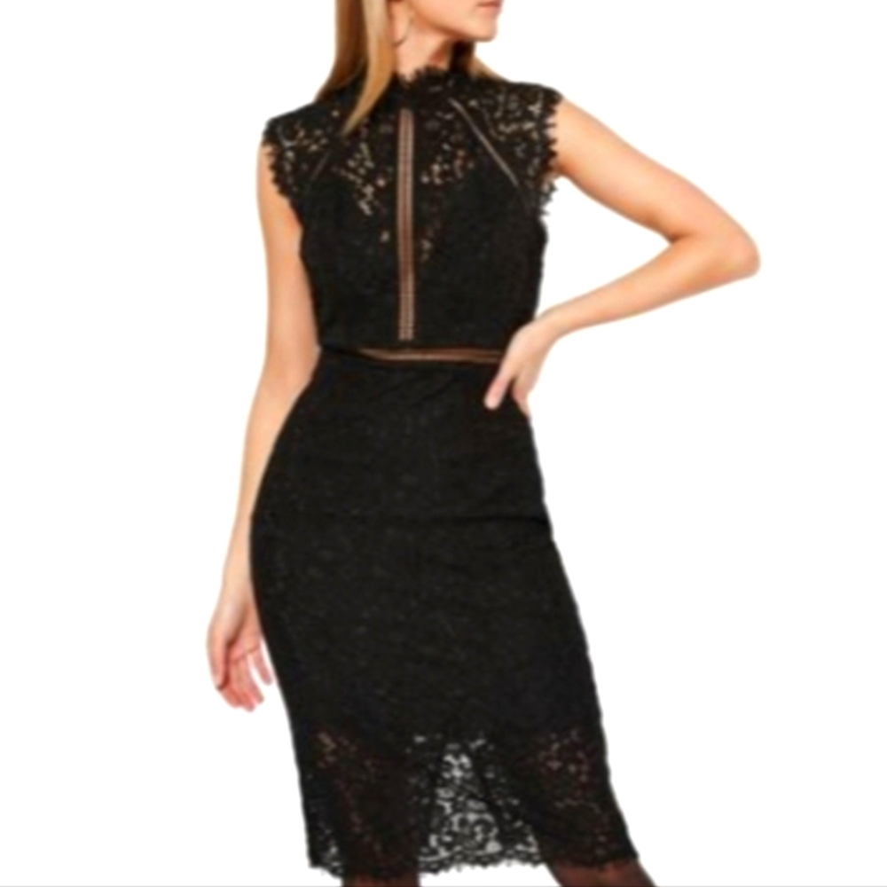 Bardot black dress